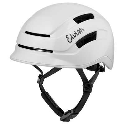 CASQUE DE VELO - VELOTAFFEUR - BLANC BRILLANT - M - 300g