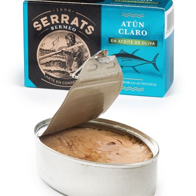 Atún Claro en aceite oliva - Lata 112g - Conservas Serrats