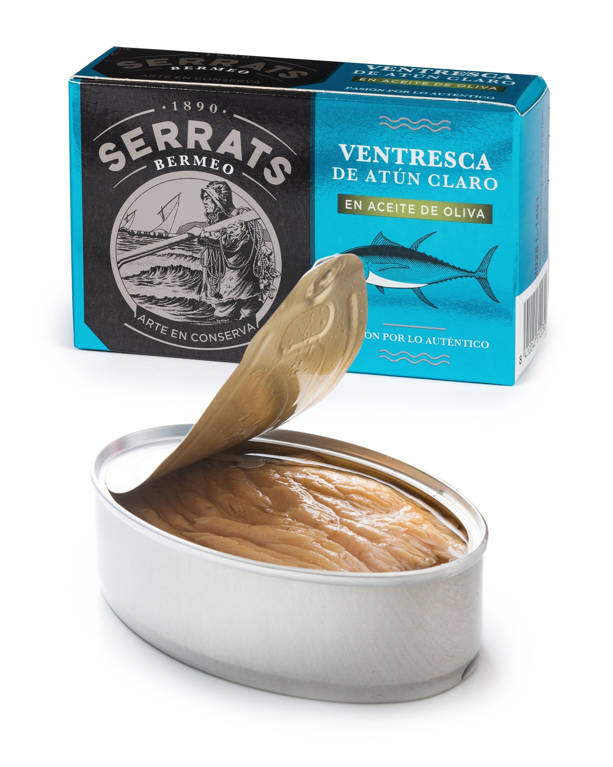 Ventresca di tonno leggera all'olio d'oliva - lattina da 115 g - Conservas Serrats