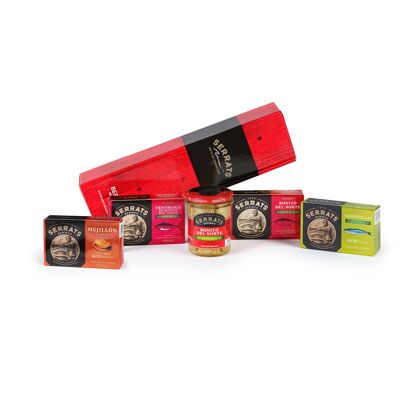 Gift box of gourmet preserves - Duo Marinero - Conservas Serrats