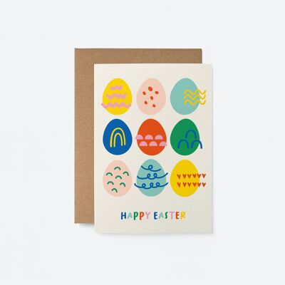 Joyeuses Pâques - Carte de voeux