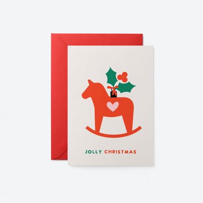 Jolly Christmas - Greeting card