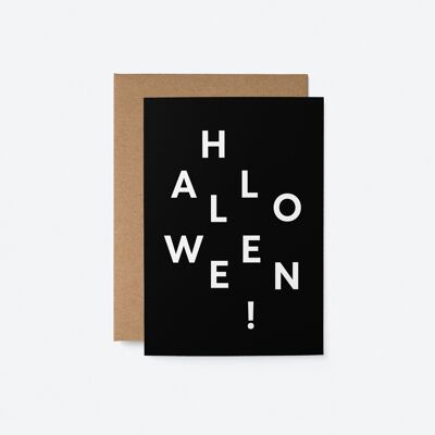 Halloween! - Grußkarte