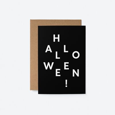 Halloween! - Biglietto d'auguri