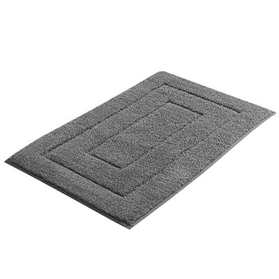 Alfombra de baño Pure Luxe - 50 x 80 cm - Gris oscuro