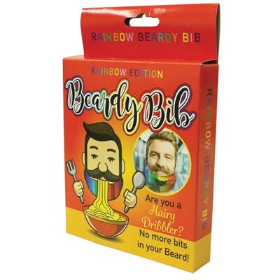 Beardy Bib Rainbow - Novelty Gifts