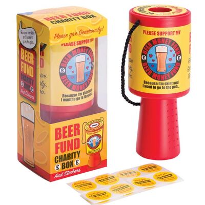 Beer Charity Box- Fathers Day,Funny Gifts, Novelty Gifts