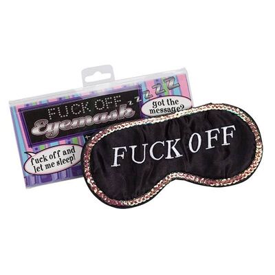 Black - Fuck Off Eye Mask