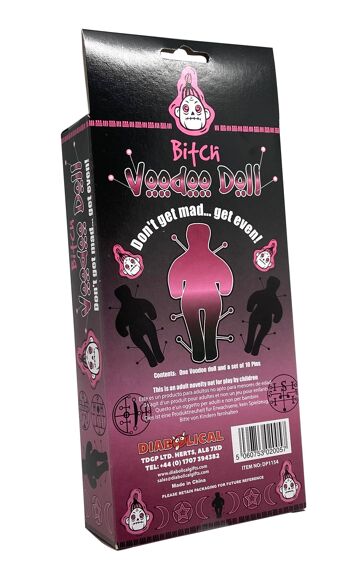 Bitch Voodoo Doll - Cadeaux de nouveauté, Voodoo, Gag Gift 3