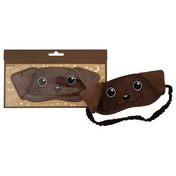 Masque de sommeil Labrador brun - Cadeaux de voyage, Masque pour les yeux, Été 1