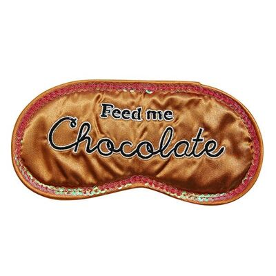 Feed Me Chocolate - Sleeping Mask Stocking Stuffers for Kids