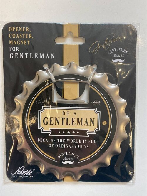 Gentleman's 3-in-1 Coaster - Father's Day Gift, Office Gift