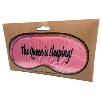 Queen Is Sleeping - Masque de sommeil, Fête des Mères - Cadeaux fantaisie 1