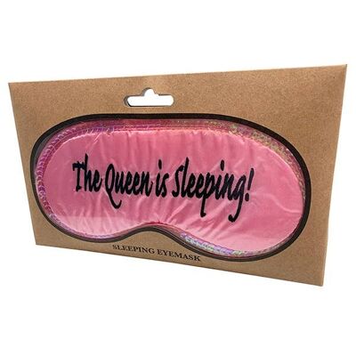 Queen Is Sleeping - Sleeping Mask, Mother's Day - Novelty Gifts