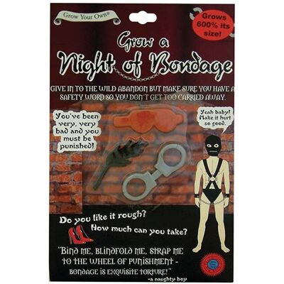 Grow a night of Bondage - Novelty Gifts