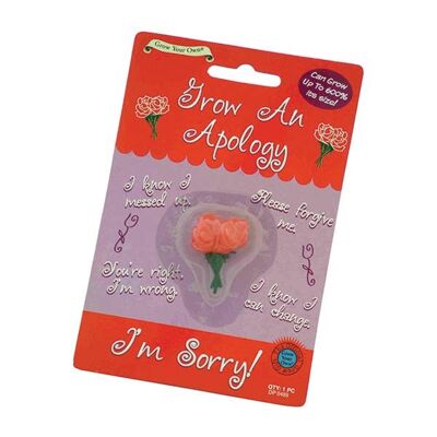 Grow An Apology - Novelty Gifts