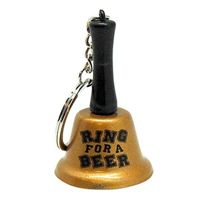 Keychain Bell - Ring For A Beer, Father's Day, Mens Gifts - Novelty Gifts