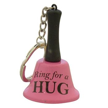 Porte-clés Bell – Ring For A Hug – Cadeaux fantaisie
