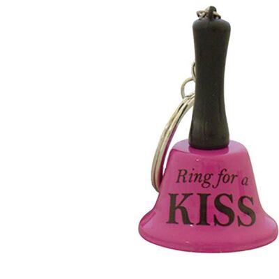Schlüsselanhänger Glocke – Ring für einen Kuss – Neuheitsgeschenke