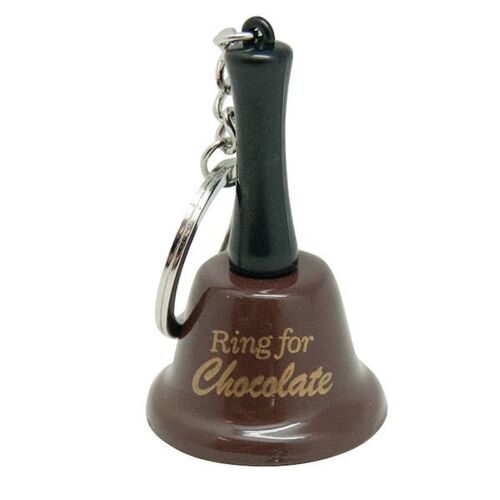 Keychain Bell - Ring For Chocolate - Novelty Gifts