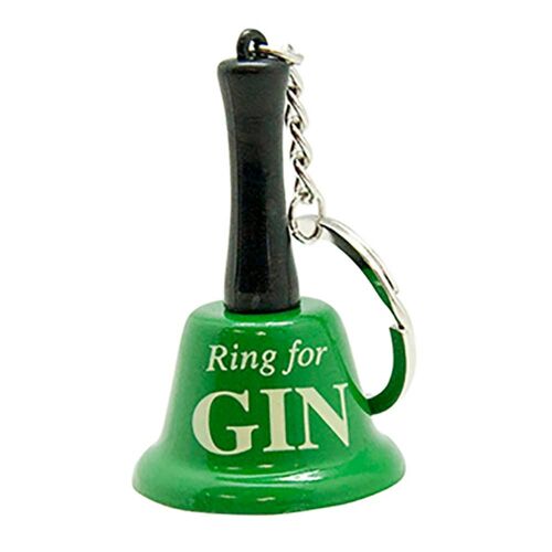 Keychain Bell - Ring For Gin - Novelty Gifts,Keychain