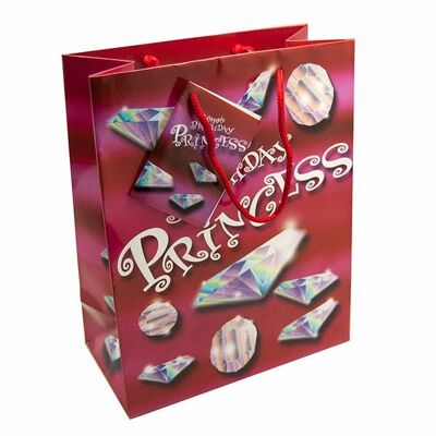 Bolsa de Regalo Feliz Cumpleaños Princesa - Regalos Novedad