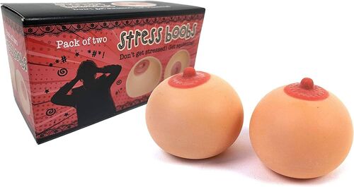 Stress Boobs - Stress Ball, Stress Relief, For the Graduate