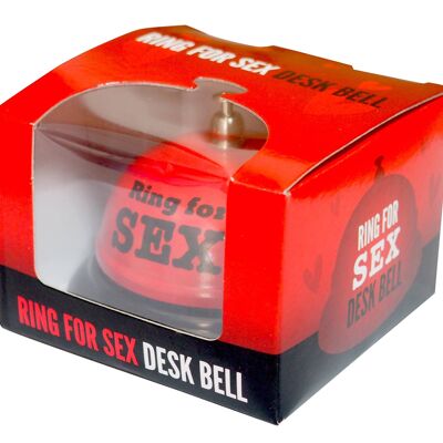 Ring For Sex Desk Bell - Stocking Stuffer/Filler, Christmas