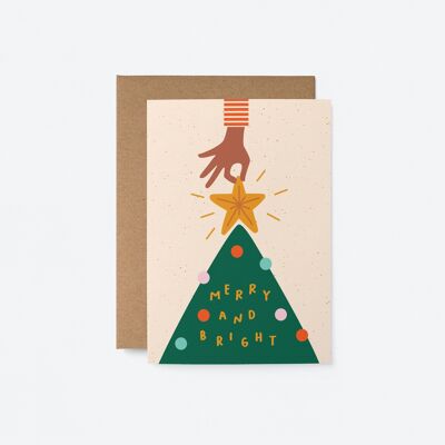 Merry and Bright - Christmas Greeting Card