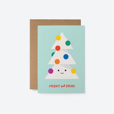 Merry and Pride - Christmas greeting card