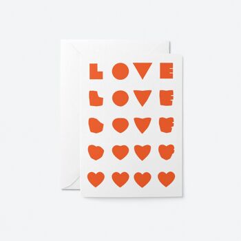 Amour - Carte de voeux 1