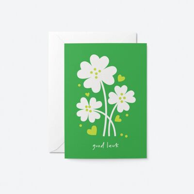 Good luck - Greeting card