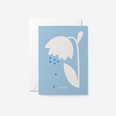 Sorry - Sympathy Greeting Card