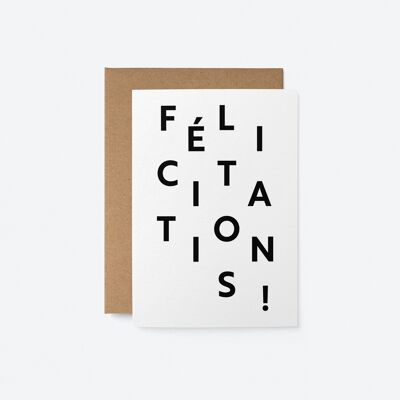 Felicitaciones - Carte de voeux