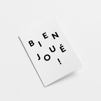 Bien joué - Carte de vœux 2