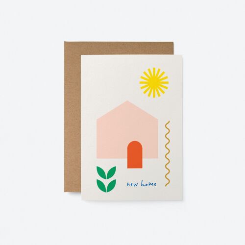 New Home - Housewarming greeting card