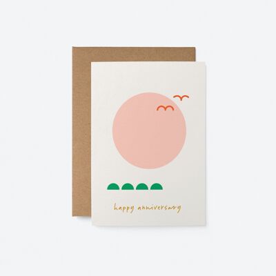 Happy anniversary - Greeting card