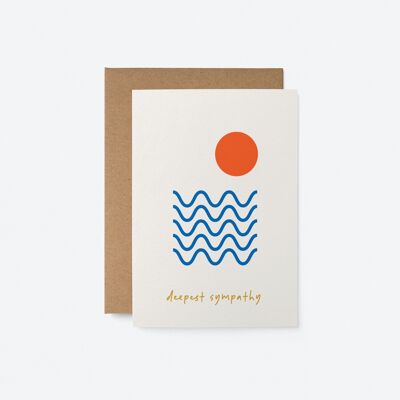 Deepest sympathy - Greeting card
