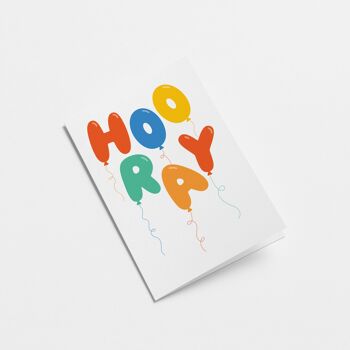 Hourra - Carte de voeux d'anniversaire 2