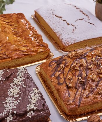 Gâteau au chocolat artisanal à l'huile d'olive extra vierge 2