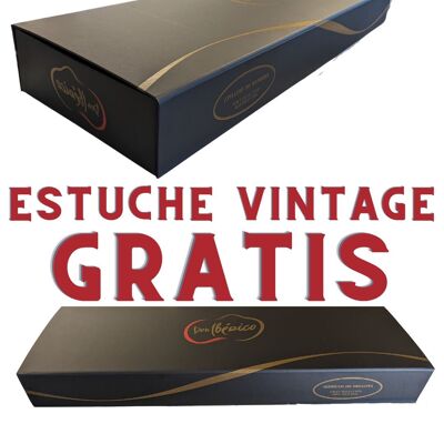 Geschnittener 100 % iberischer Schinken aus Eichelmast im Vintage-Koffer (limitiert)