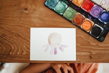 Malzeit Box Children - cartes à colorier sur papier aquarelle 7