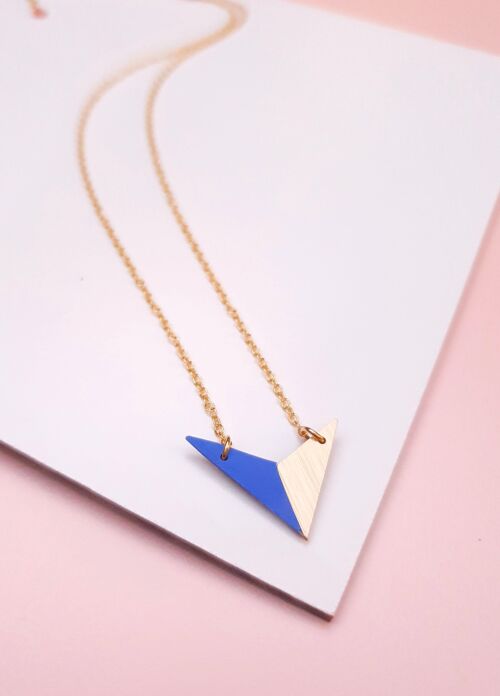 Collier ZIGGY coloris cobalt