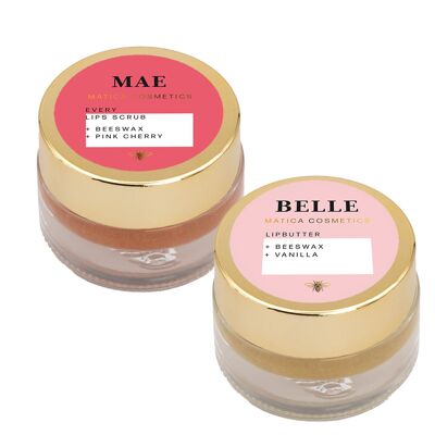 Matica Cosmetics Set per la cura delle labbra MAEBELLE