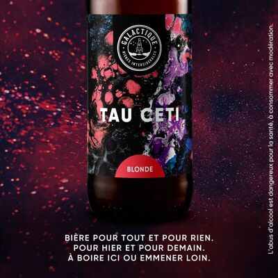 Breton organic artisanal Blonde beer - Tau Ceti - american pale ale - 5.5%