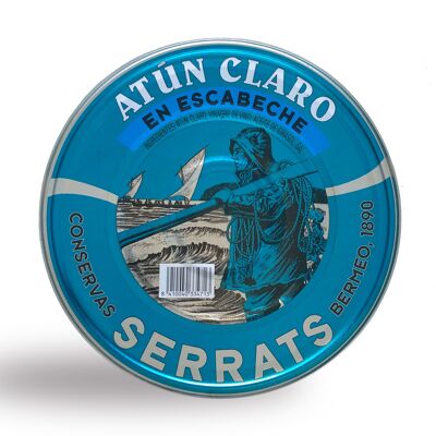 Tonno Chiaro In Salamoia - Lattina da 1800g - Conservas Serrats