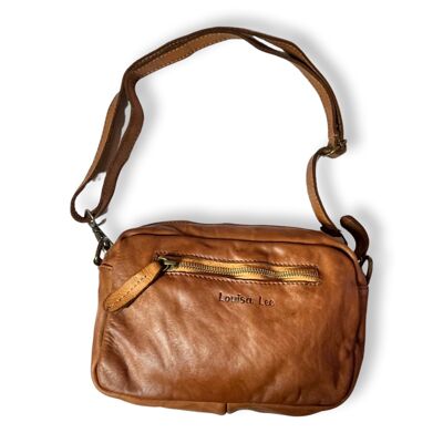 Sac en cuir de vachette style vintage SIXTIES