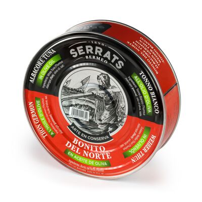 Northern tuna in olive oil - 1800g can - Conservas Serrats