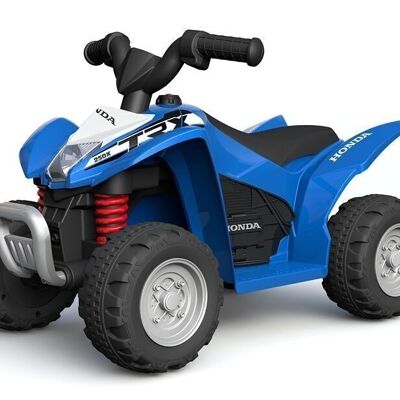 TURBO CHALLENGE - Quad Honda VTA - Porteur Elèctrique - 119713 - Scooter - Bleu - Prêt à Rouler - 25Kg Max - Plastique - Batteries Rechargeables - À partir de 18 mois