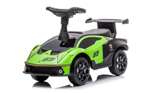 TURBO CHALLENGE - Lamborghini - Trotteur - 119710 - Roues Libres - Vert - 25Kg Max - Plastique - Piles Non Incluses - Jouet Enfant - Cadeau - À Partir de 12 mois